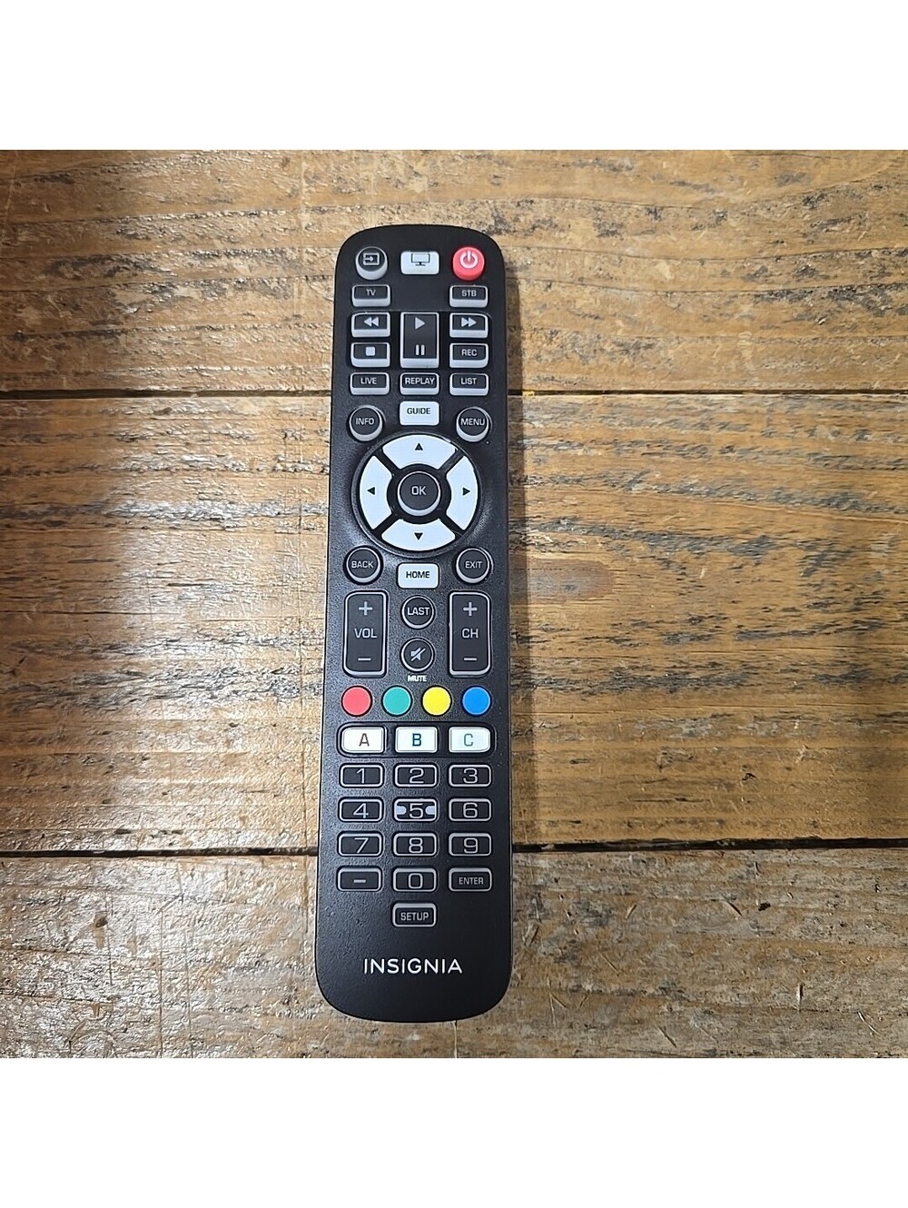 Insignia Remote Control for TV Media Devices Black
